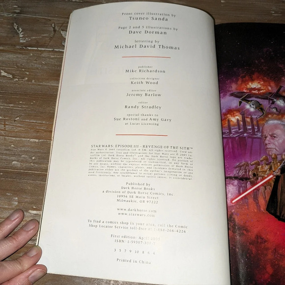 Star Wars Episode III 3 Revenge of the Sith Trade Paperback 1st Ed - Picture 6 of 13